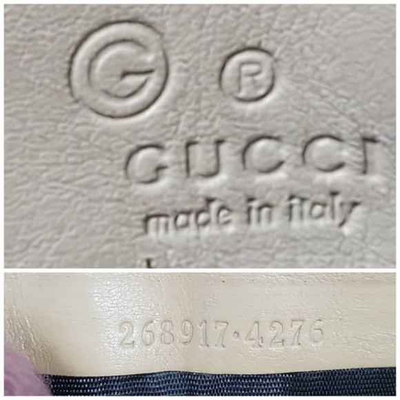Authentic GUCCI Calfskin Monogram Zip Around Wallet Tan - Picture 7 of 8
